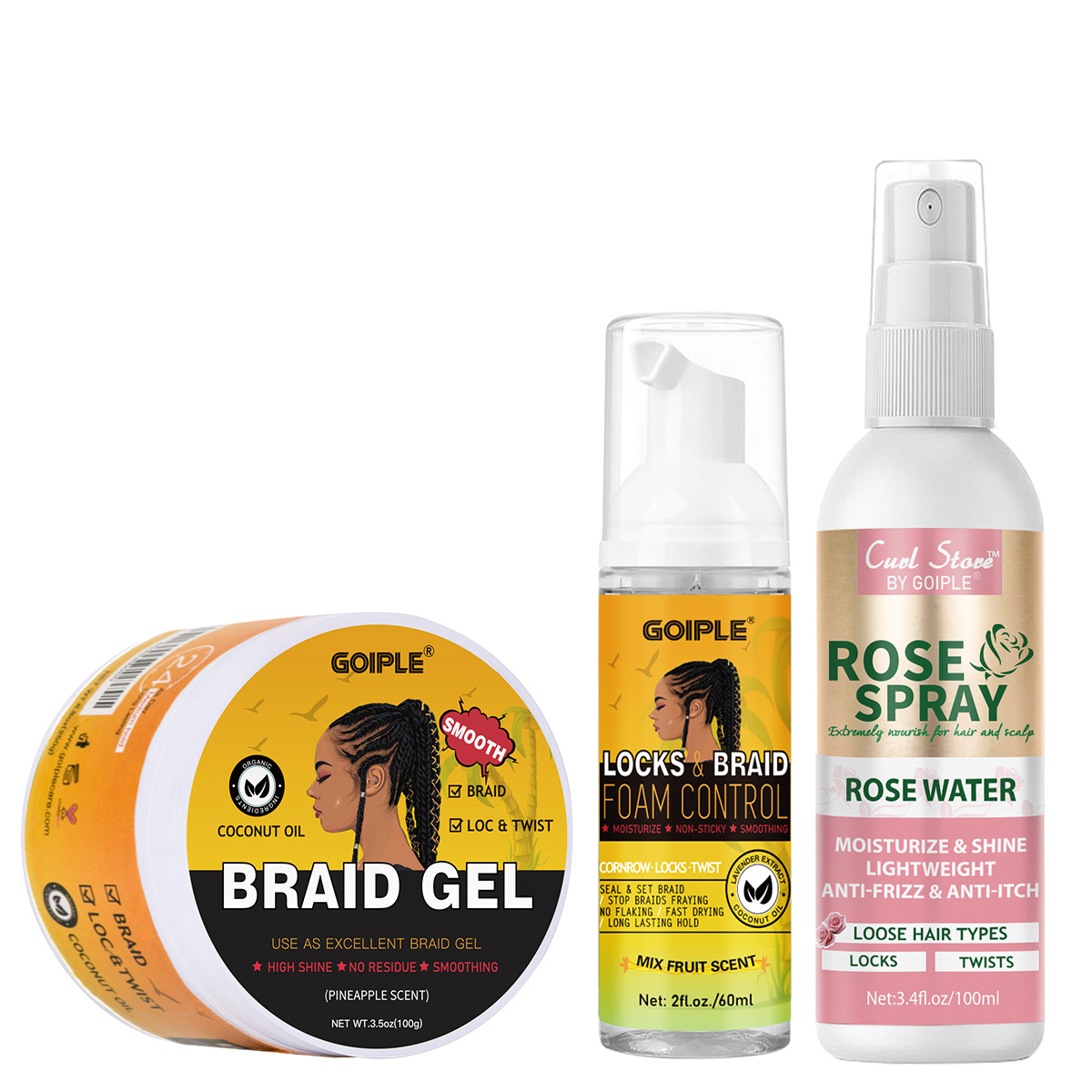 Men'S Grooming Gel - Gel Kepang Rambut High-Shine Clean Mousse