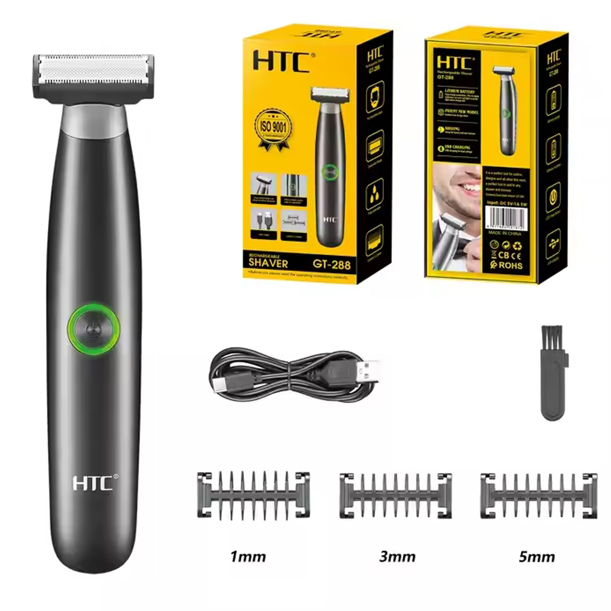 HTC alat cukur rambut selangka - Men'S Grooming Hair And Body Wash ulasan dan harga