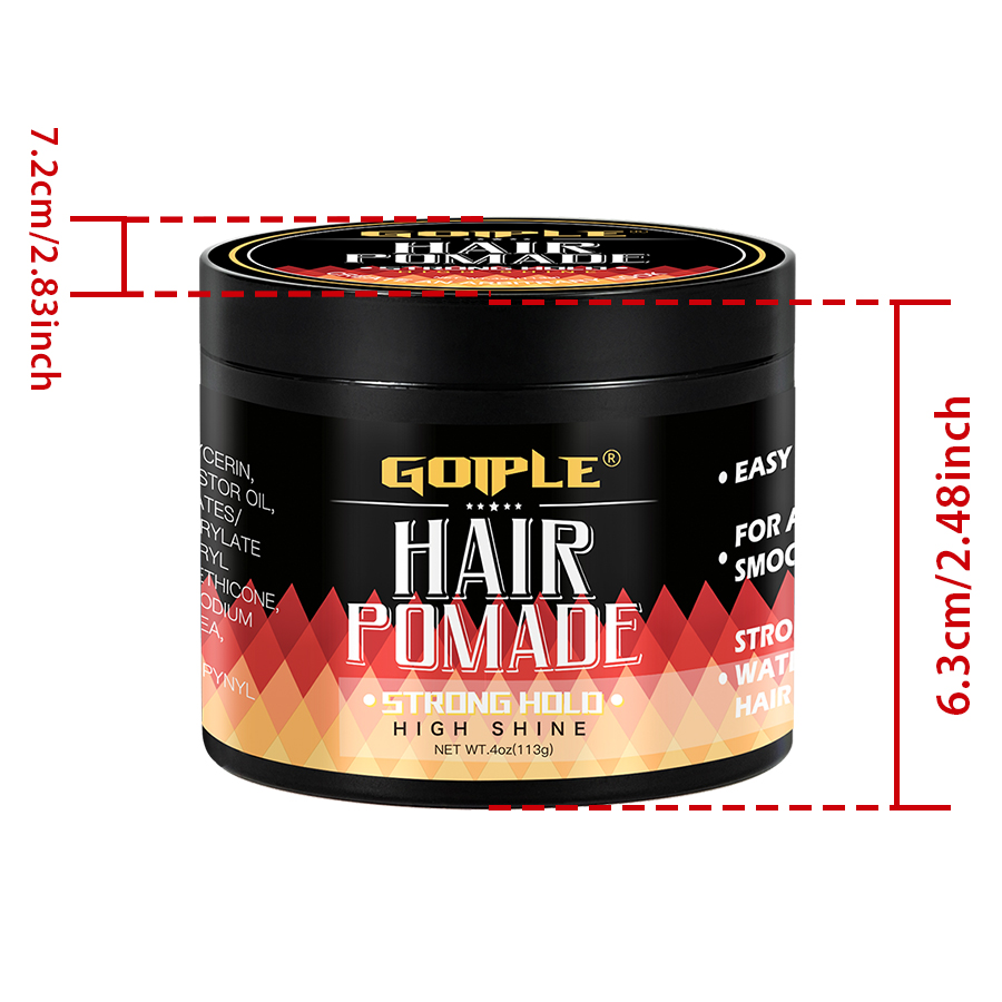 GOIPLE Pomade rambut pria 113g - Men'S Grooming Gel ulasan dan harga