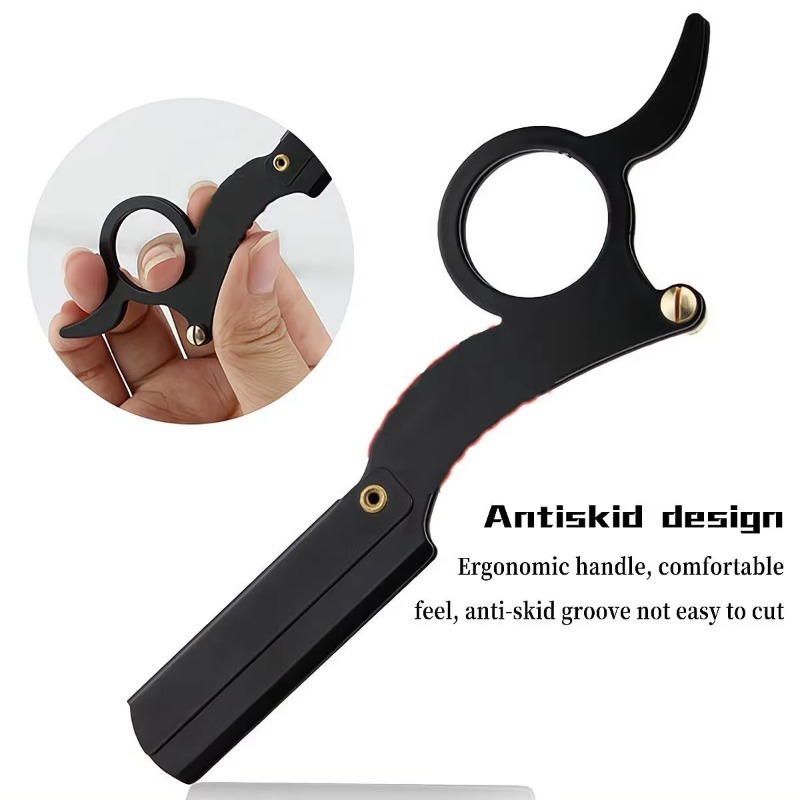 Tempat Pisau Cukur Manual Bent - Grooming Men'S Eyebrows ulasan dan harga